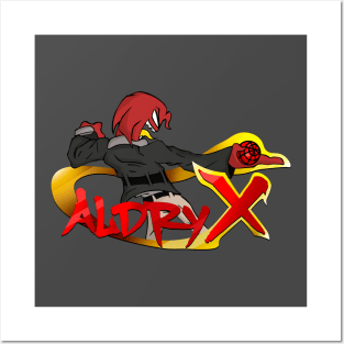 AldryX fnf mod character Graffiti Posters and Art